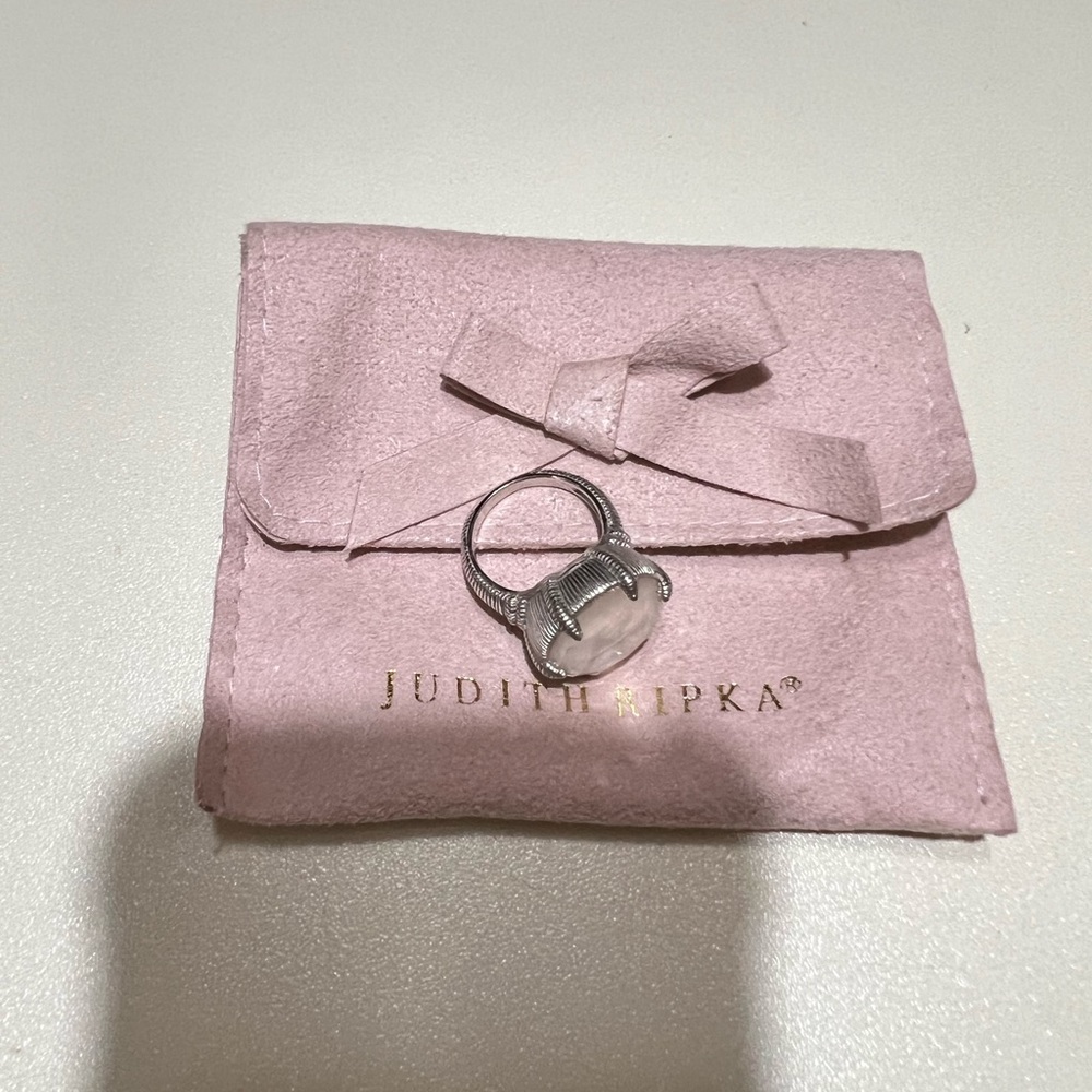 Judith Ripka Ripka Mother of Pearl Doublet Cocktail Ring Sz 7